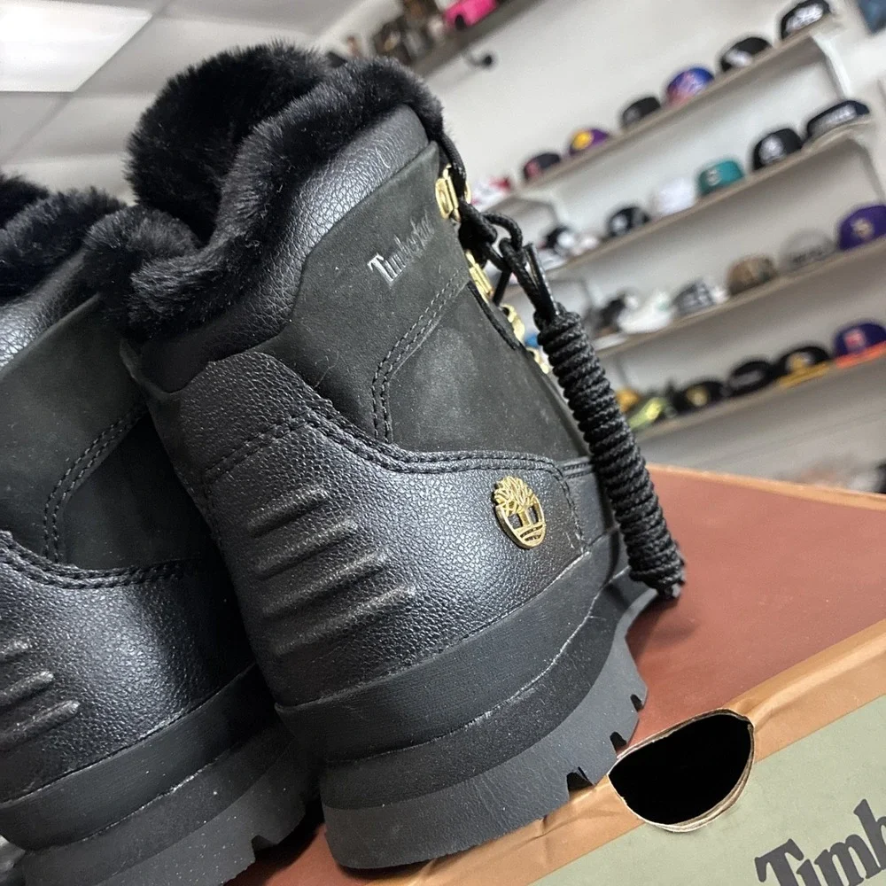 Timberland Kids' Euro Hiker Shell Toe Blackout TB0A2N3H001 SZ 4Y New DS OG Box